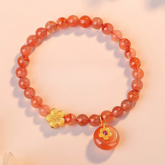 Natural Agate Bracelet for Emotional Healing