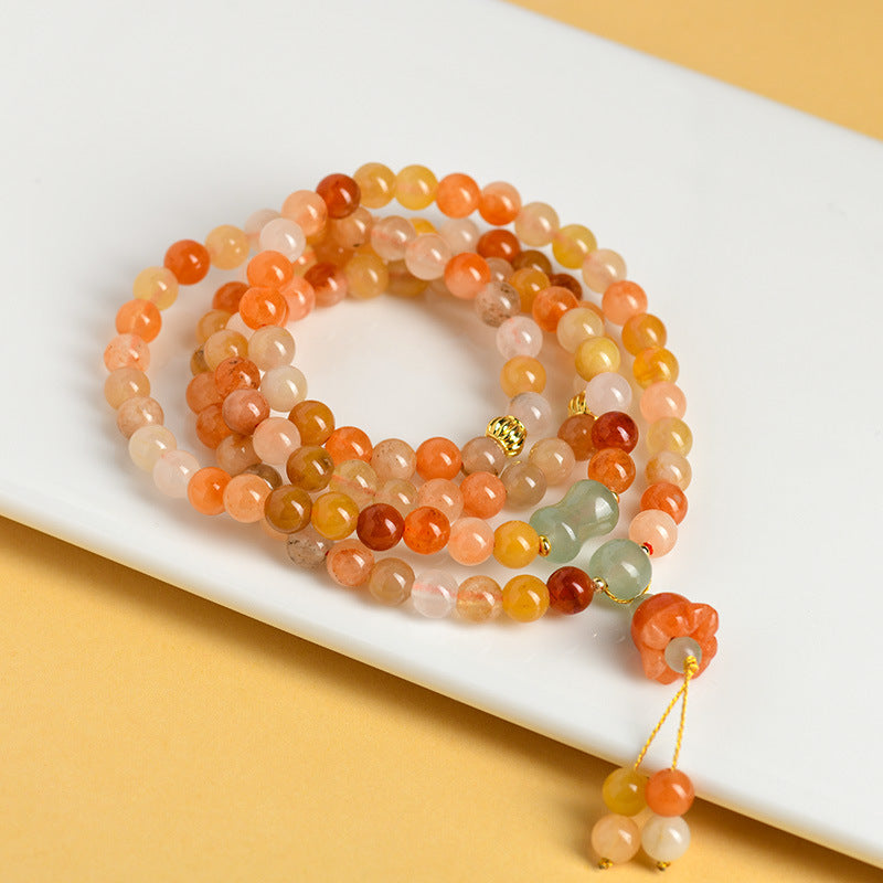 Golden Silk Jade Bracelet to Alleviate Stress and Anxiety