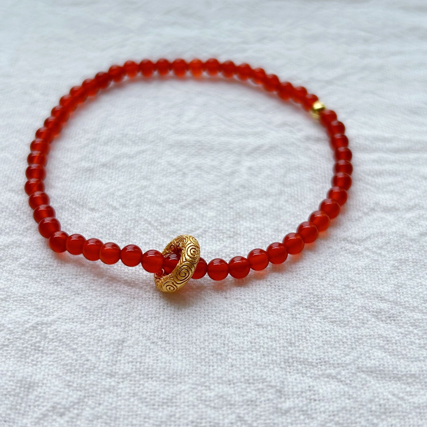 Red Agate Energy Bracelet to Promote Inner Harmony