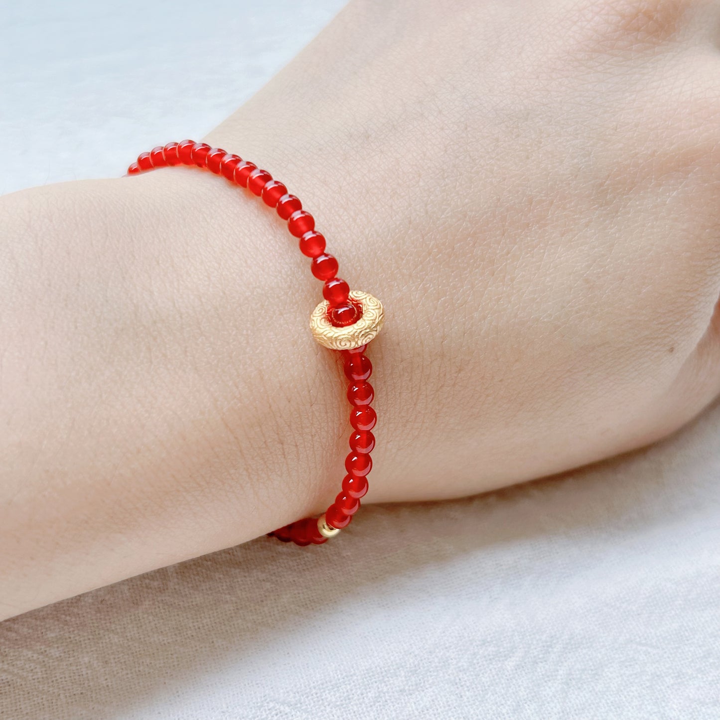 Red Agate Energy Bracelet to Promote Inner Harmony