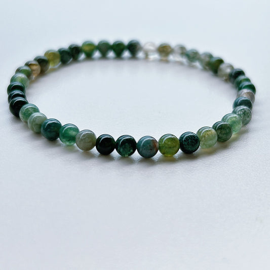 Moss Agate Energy Bracelet