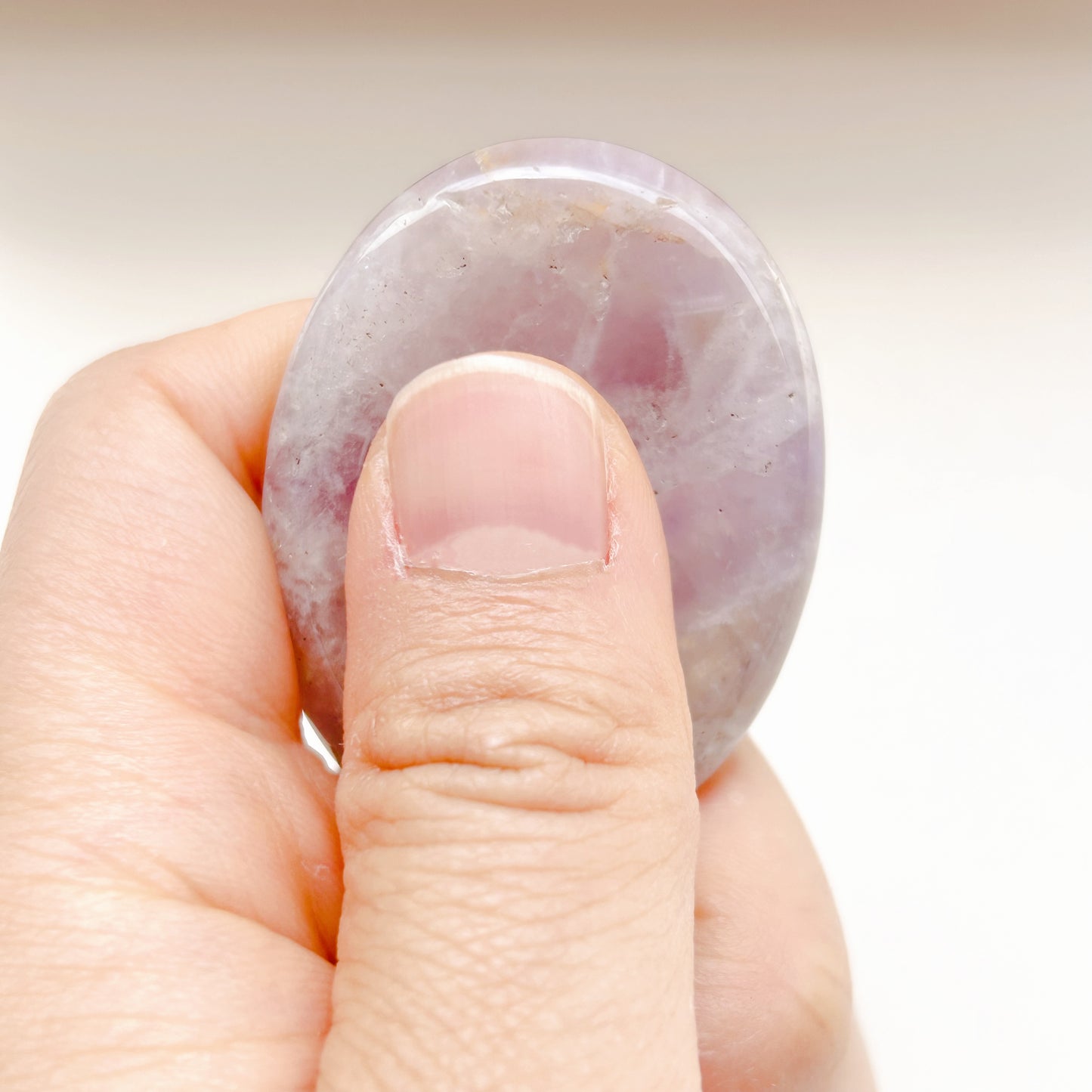 Amethyst Worry Stone to Alleviate Pressure