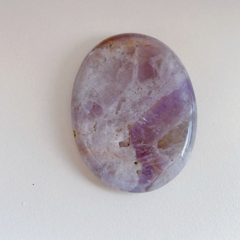 Amethyst Worry Stone to Alleviate Pressure