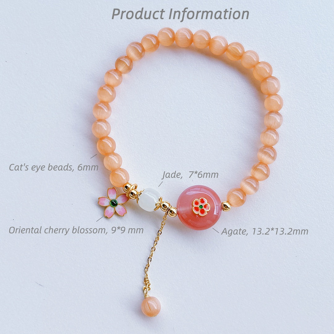 Cat's Eye Bracelet to Attract Positive Energy