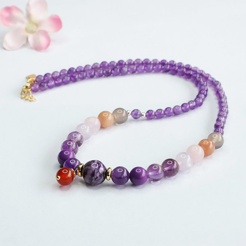 Natural Amethyst Energy Necklace