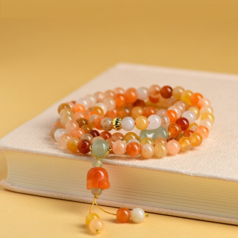 Golden Silk Jade Bracelet to Alleviate Stress and Anxiety