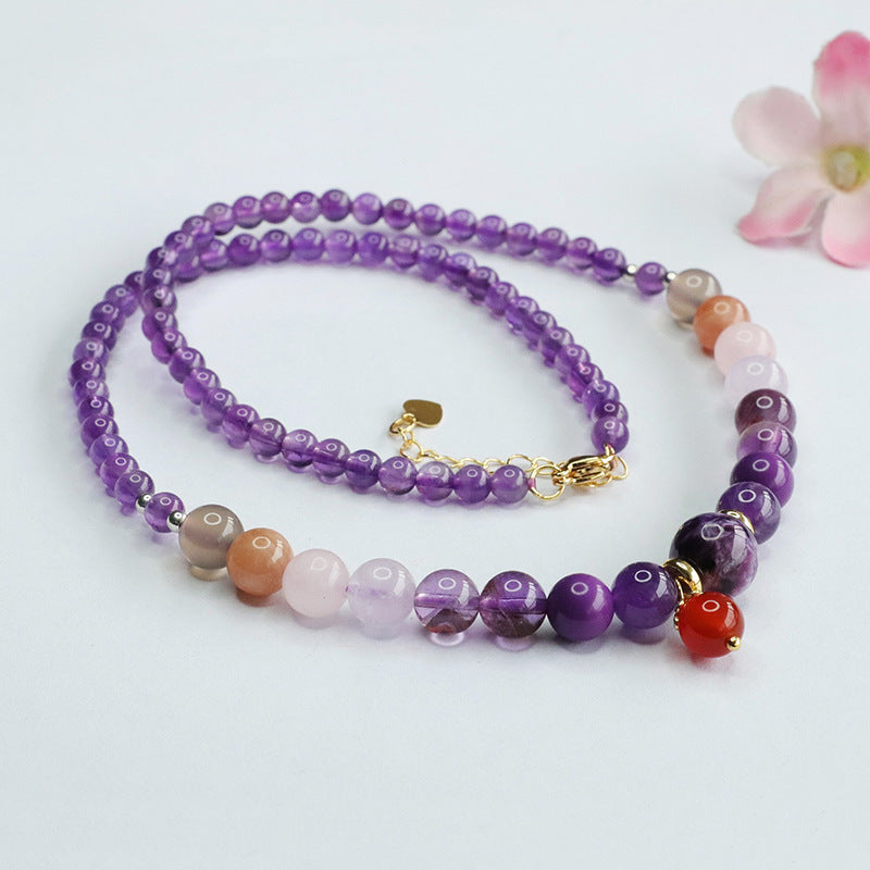 Natural Amethyst Energy Necklace