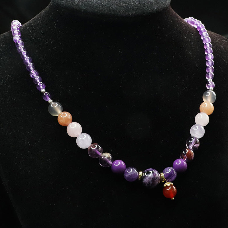 Natural Amethyst Energy Necklace