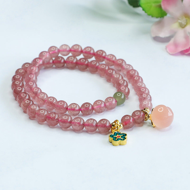 Strawberry Quartz Energy Bracelet