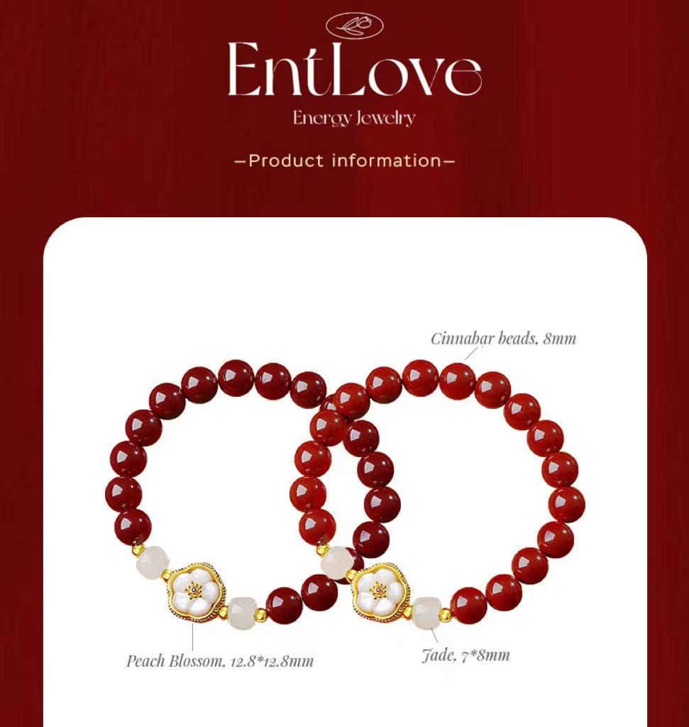 Cinnabar Bracelet Attract Good Luck and Wealth