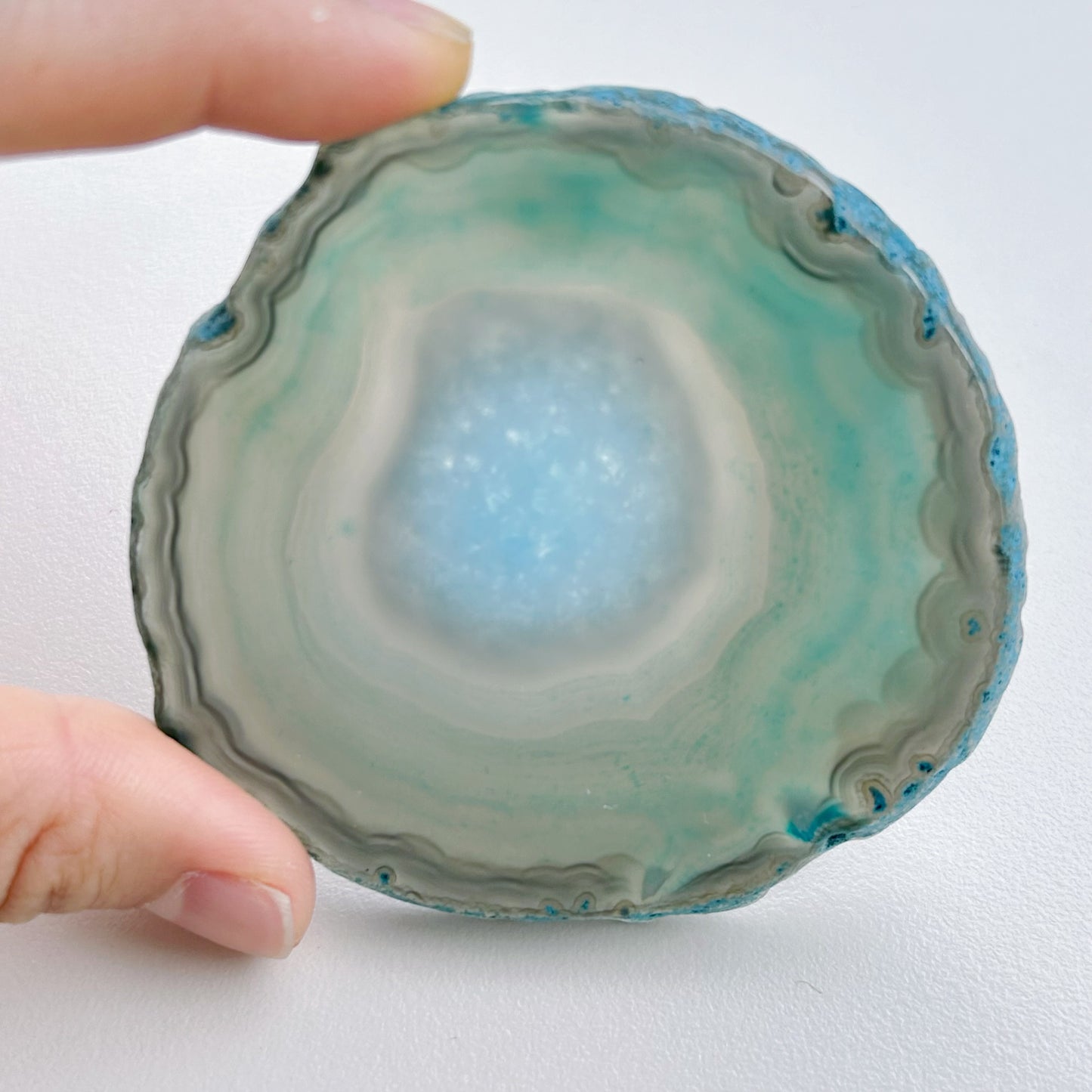 Magic Blue Agate Slice