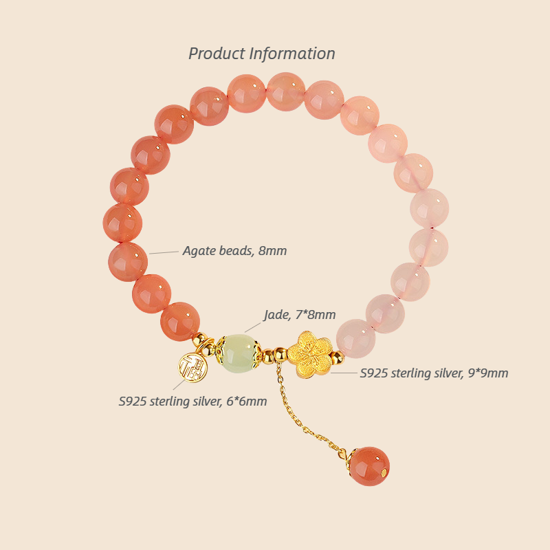 Agate Bracelet Attract Good Luck in Love