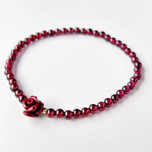 Natural Garnet Bracelet to Support You